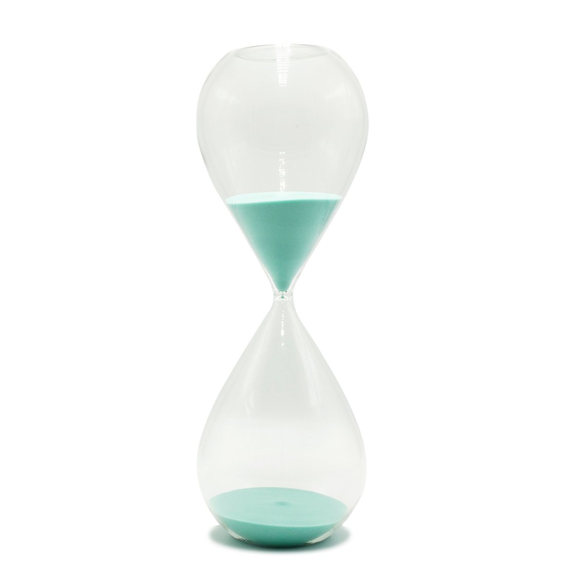 Aqua Hourglass 2 Hour Sand Timer Lux and Willow Interiors