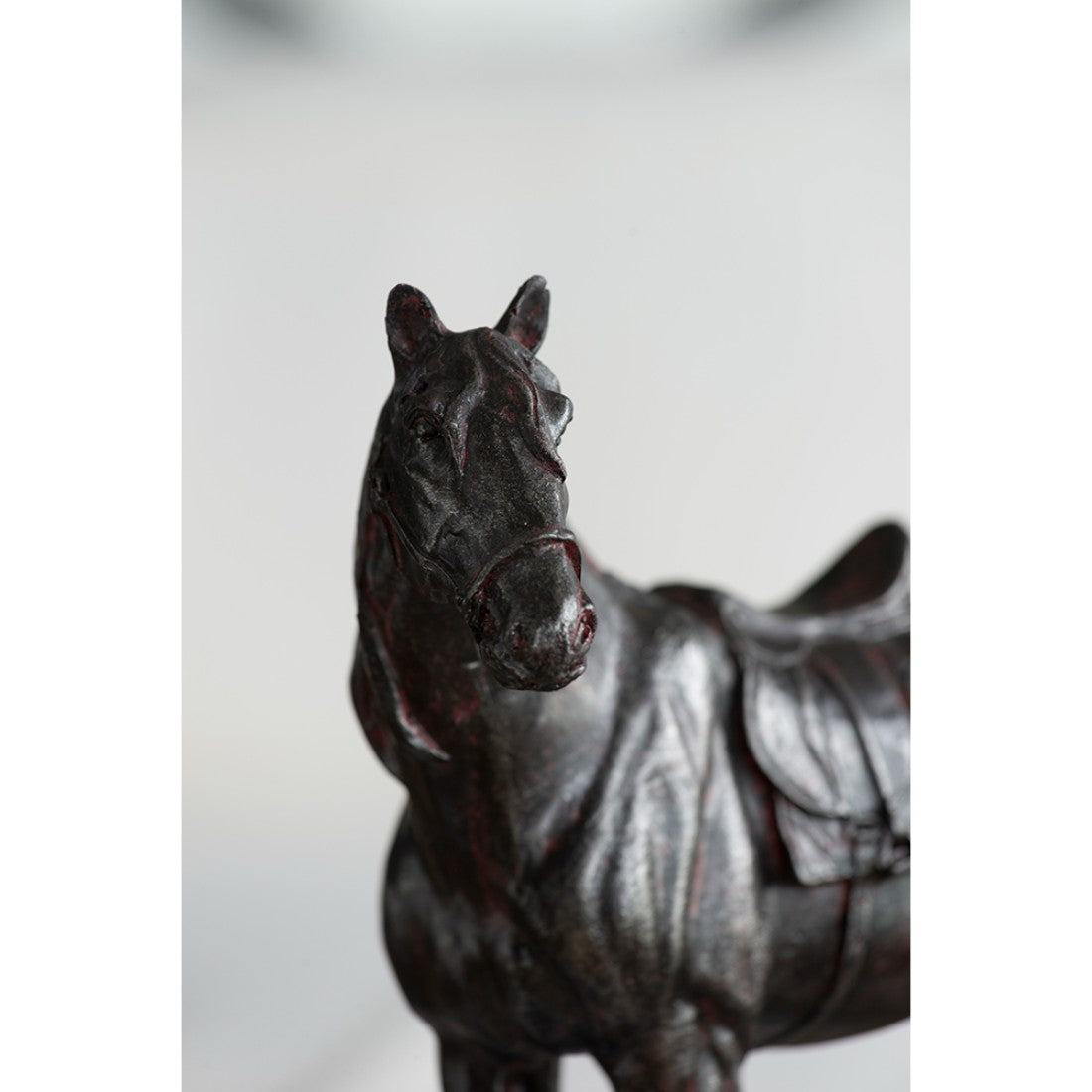 Black Resin Polyresin Horse