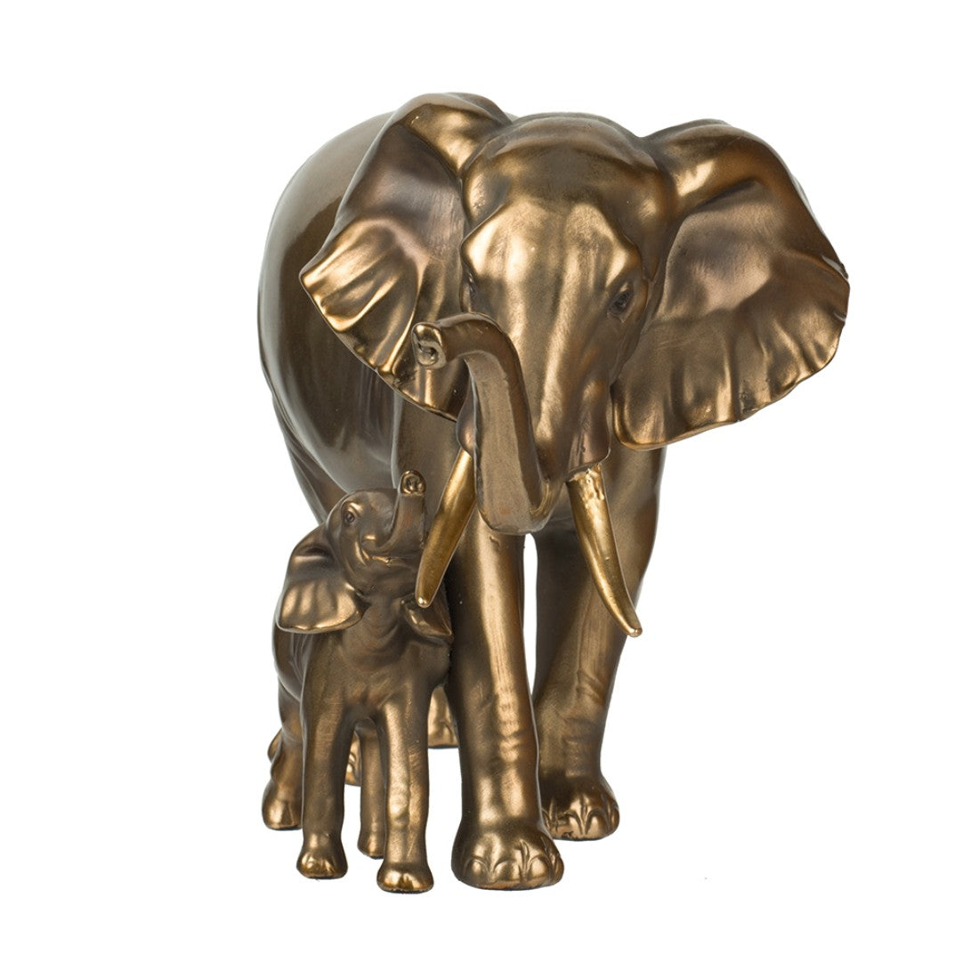 Elephant Mother & Child  Statue