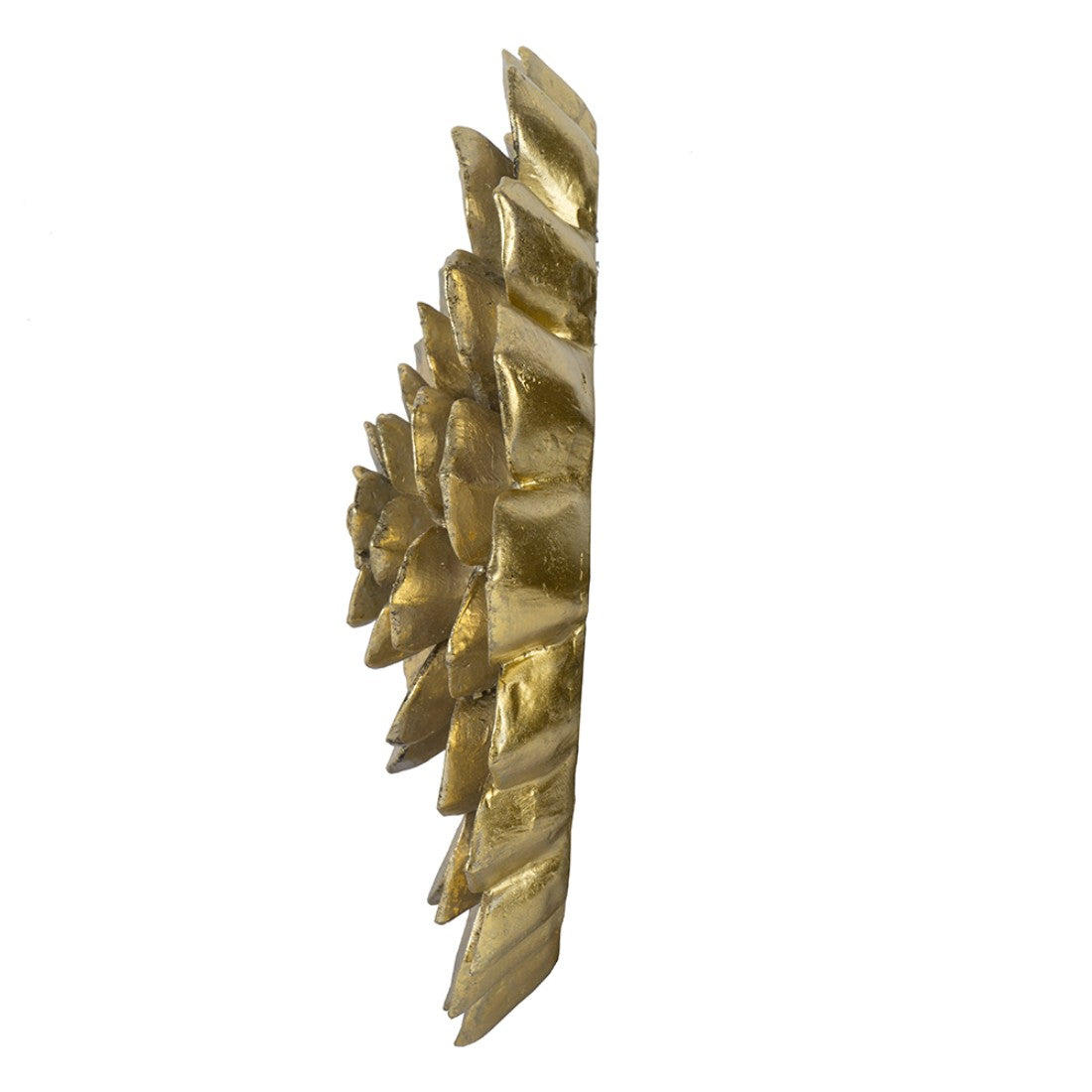 Gold Succulent Wall Plaque