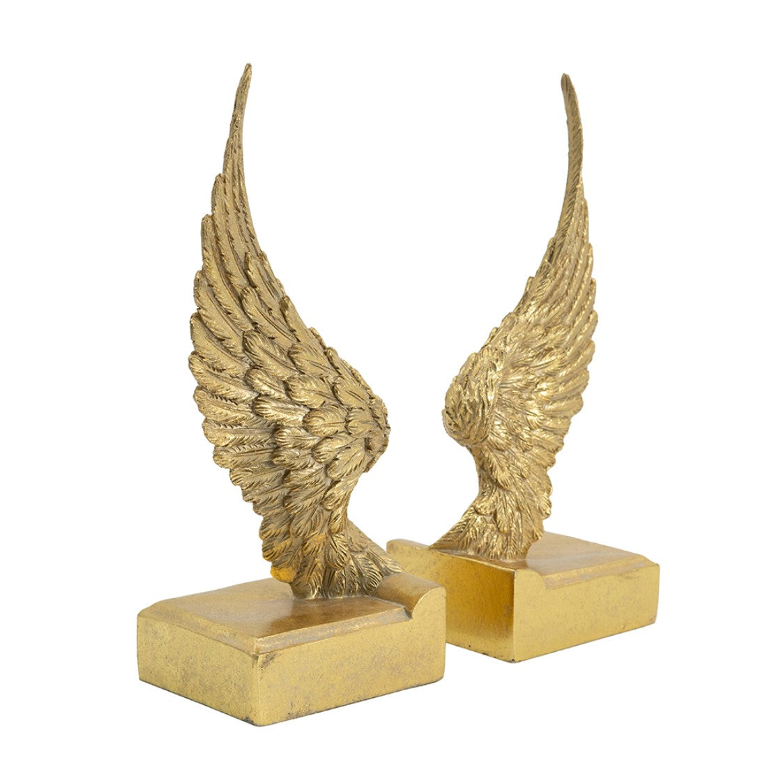 Set of 2 Golden Wing Bookends