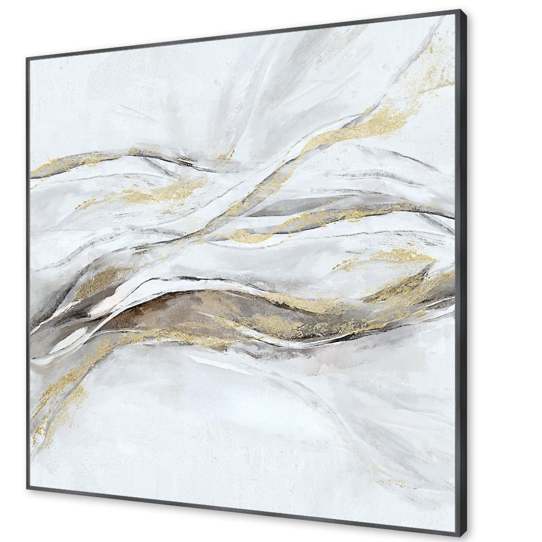 Memories Abstract Framed Canvas