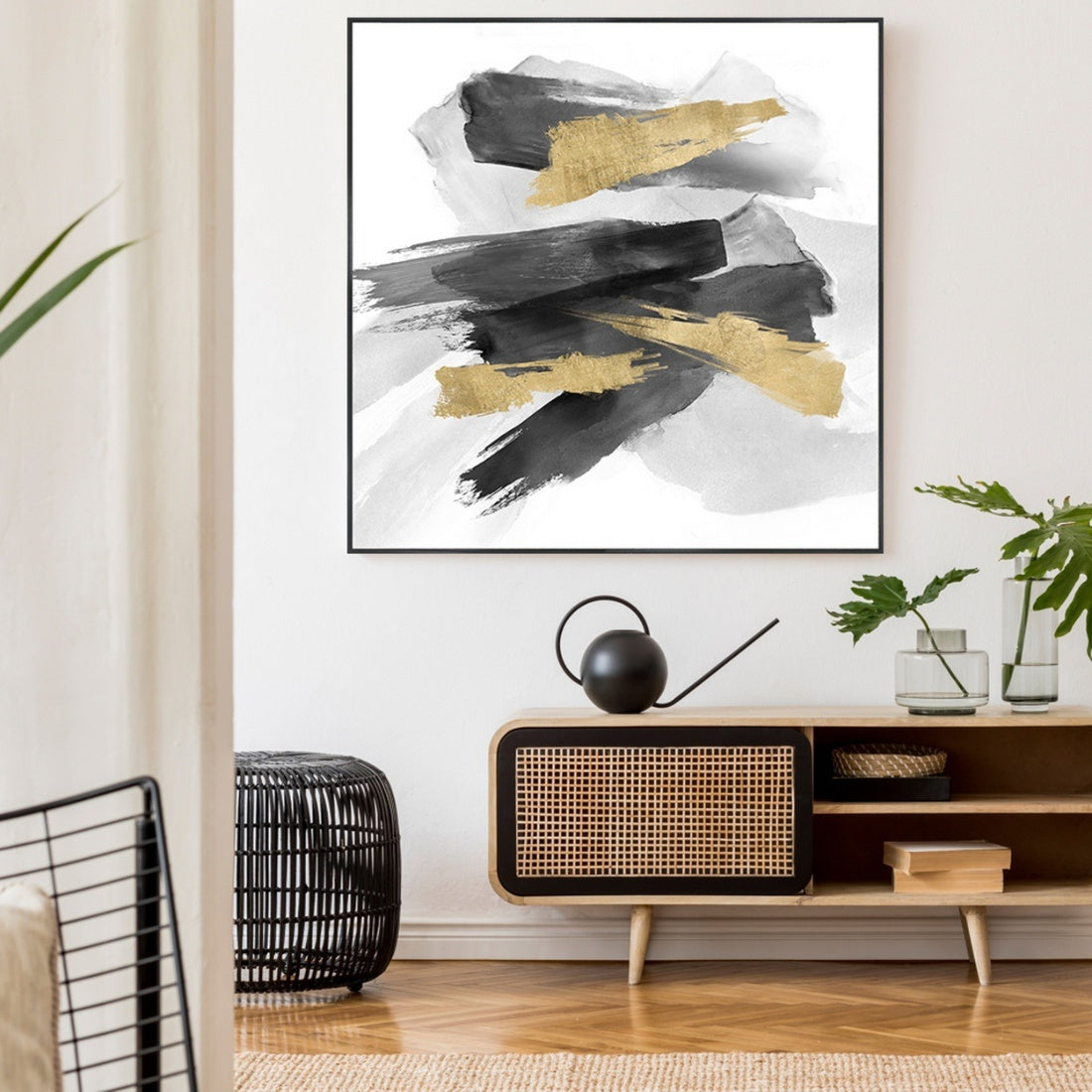 Strokes Abstract Frames Canvas