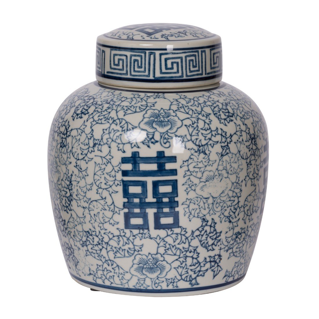 Blue Oriental Jar