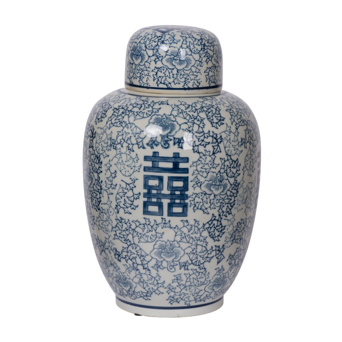 Blue Oriental Jar