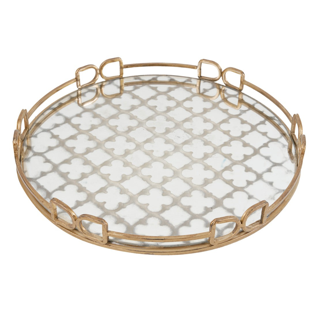 45.7cm TRAY mirror, Gold