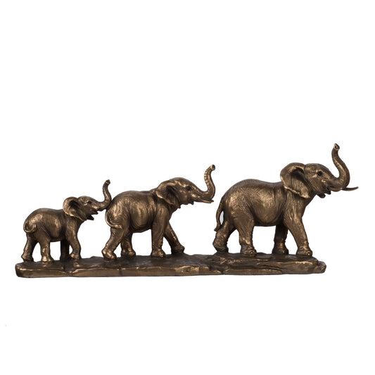 Elephant Family Statue