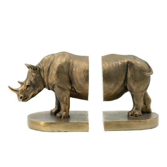 Set of 2 Rhino Bookends