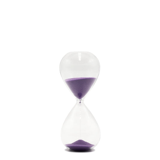 Purple Hourglass 15 Minutes Sand Timer