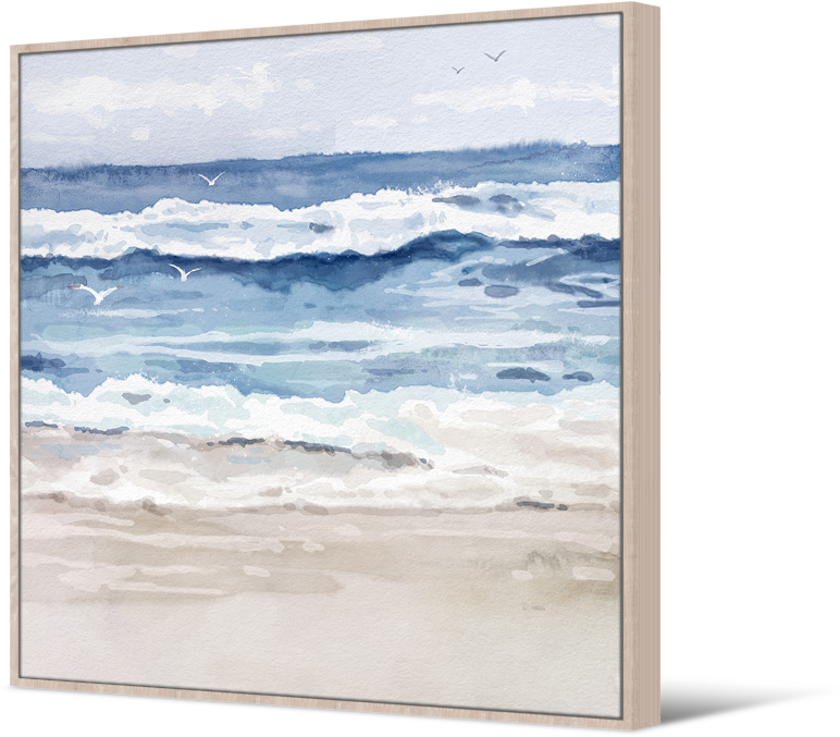 Sunshine Coast Framed Canvas