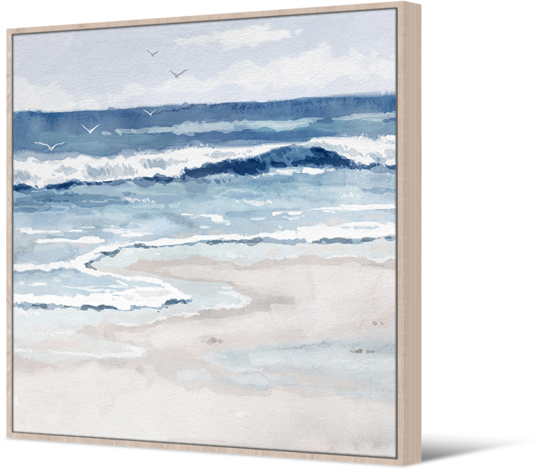 Sunshine Coast Framed Canvas