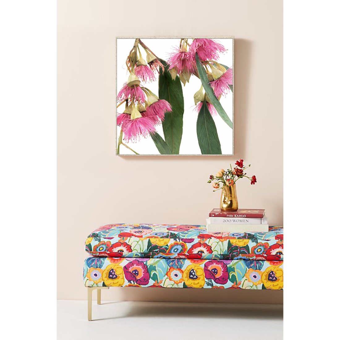 Red Flowering Gum Framed Canvas