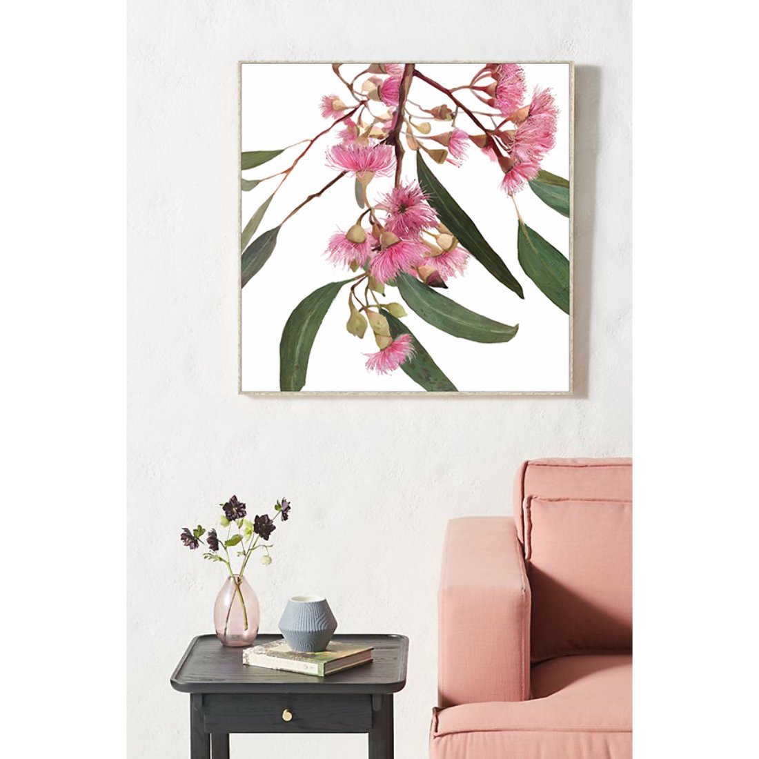 Red Flowering Gum Framed Canvas