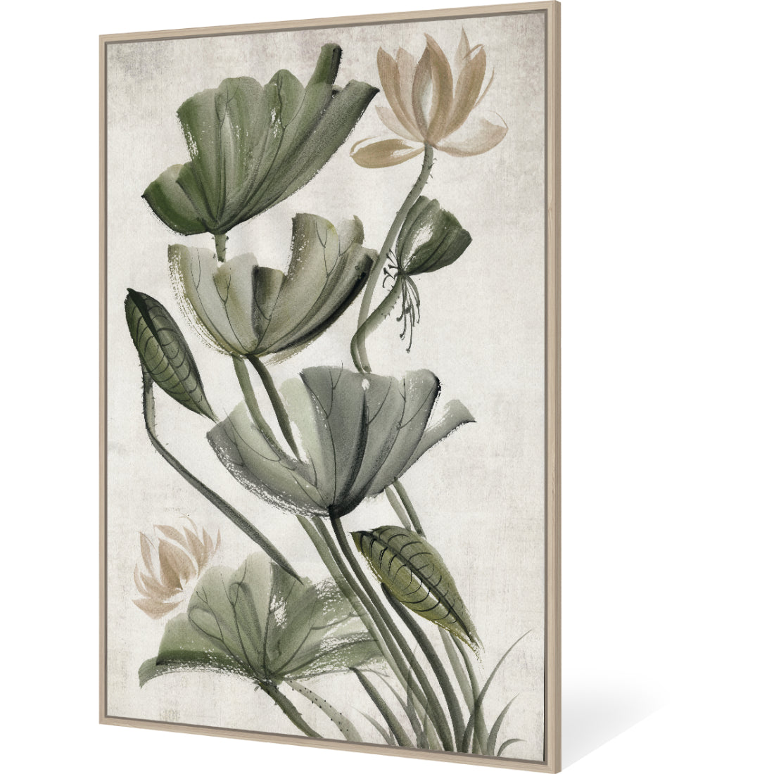 Waterlily Framed Canvas