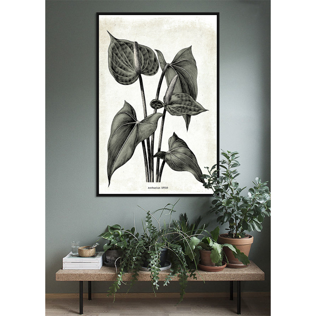 Botanic Garden Framed Canvas