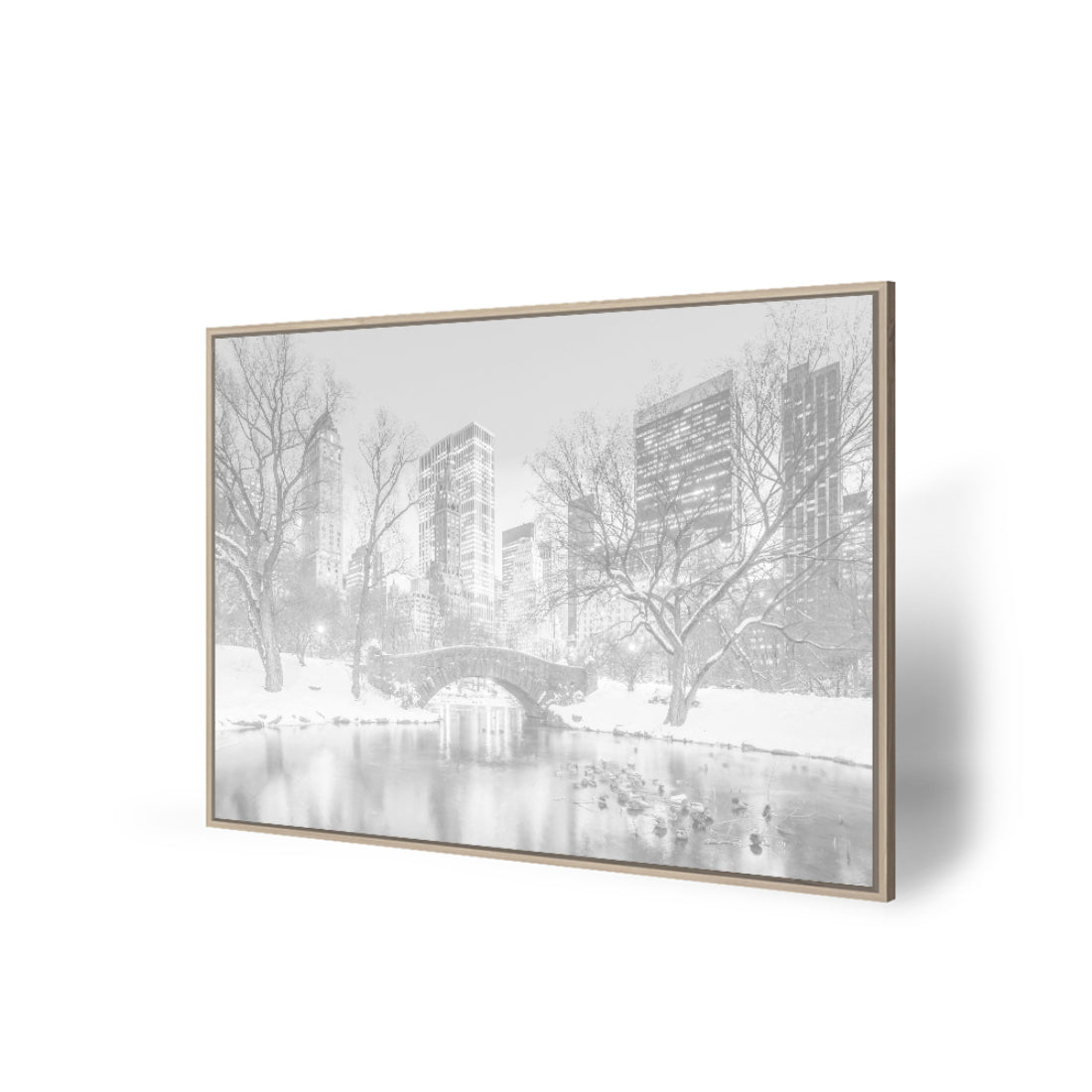 Gapstow Bridge Framed Canvas