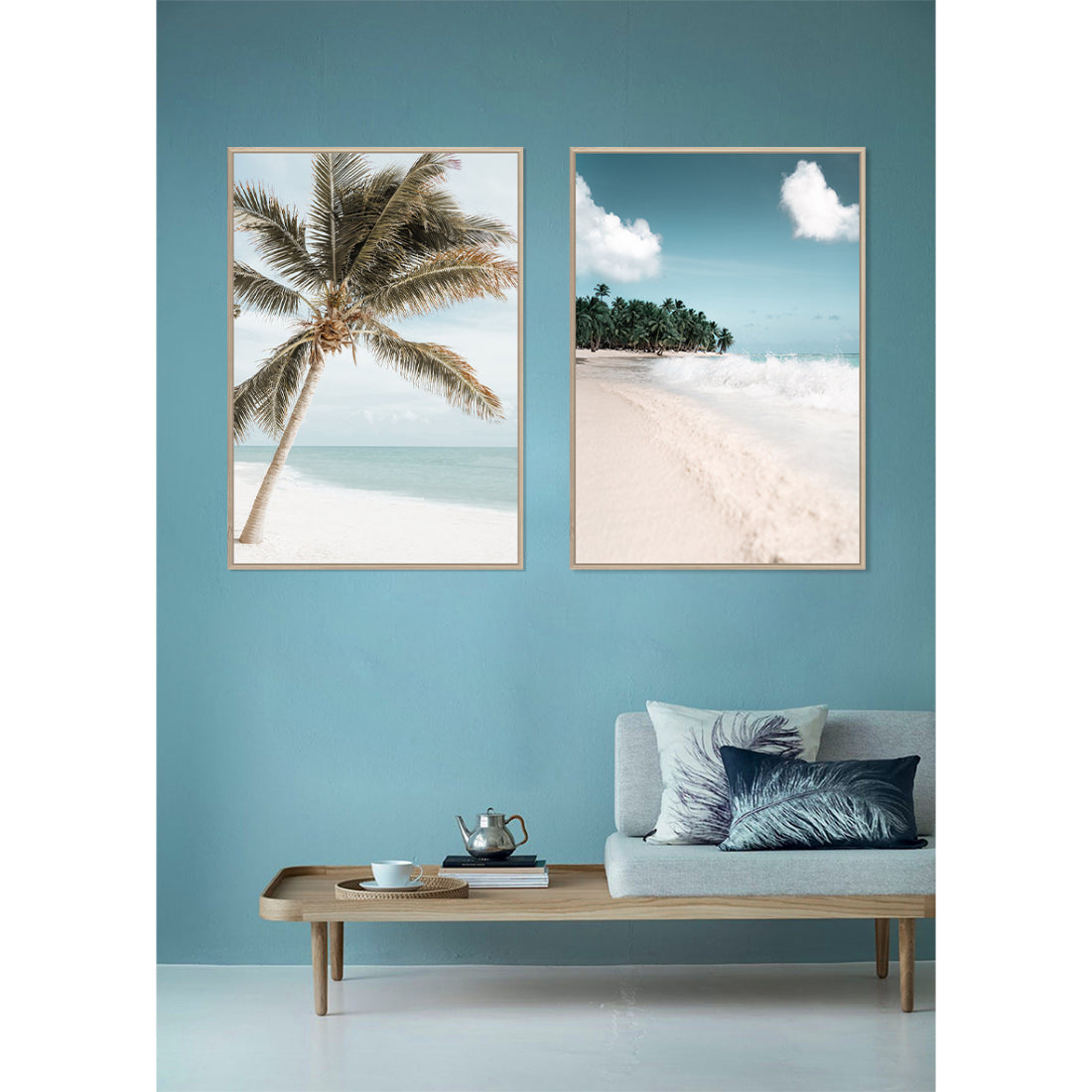 Palm Beach Variant 1 Framed Canvas