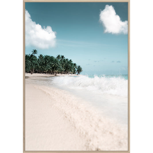 Palm Beach Variant 1 Framed Canvas