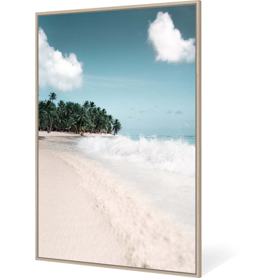 Palm Beach Variant 1 Framed Canvas