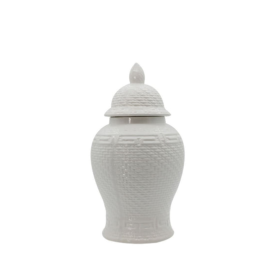 46cm White Zen Style Jar