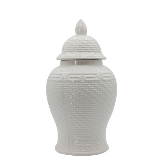 60cm White Zen Style Jar